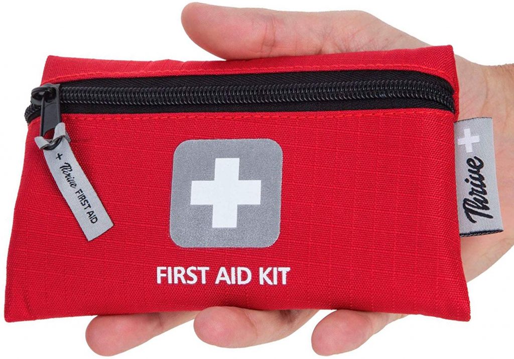 first aid kit.
