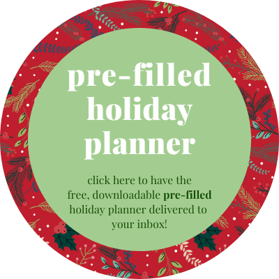 Button to have pre-filled holiday planner sent to your email inbox