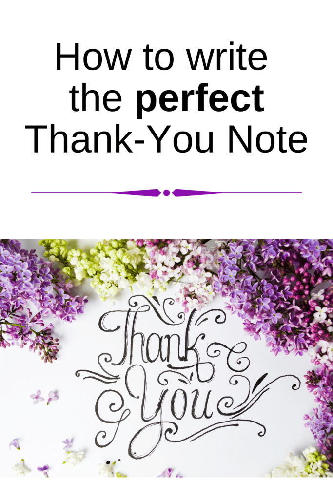 Thank You Note With Lilacs