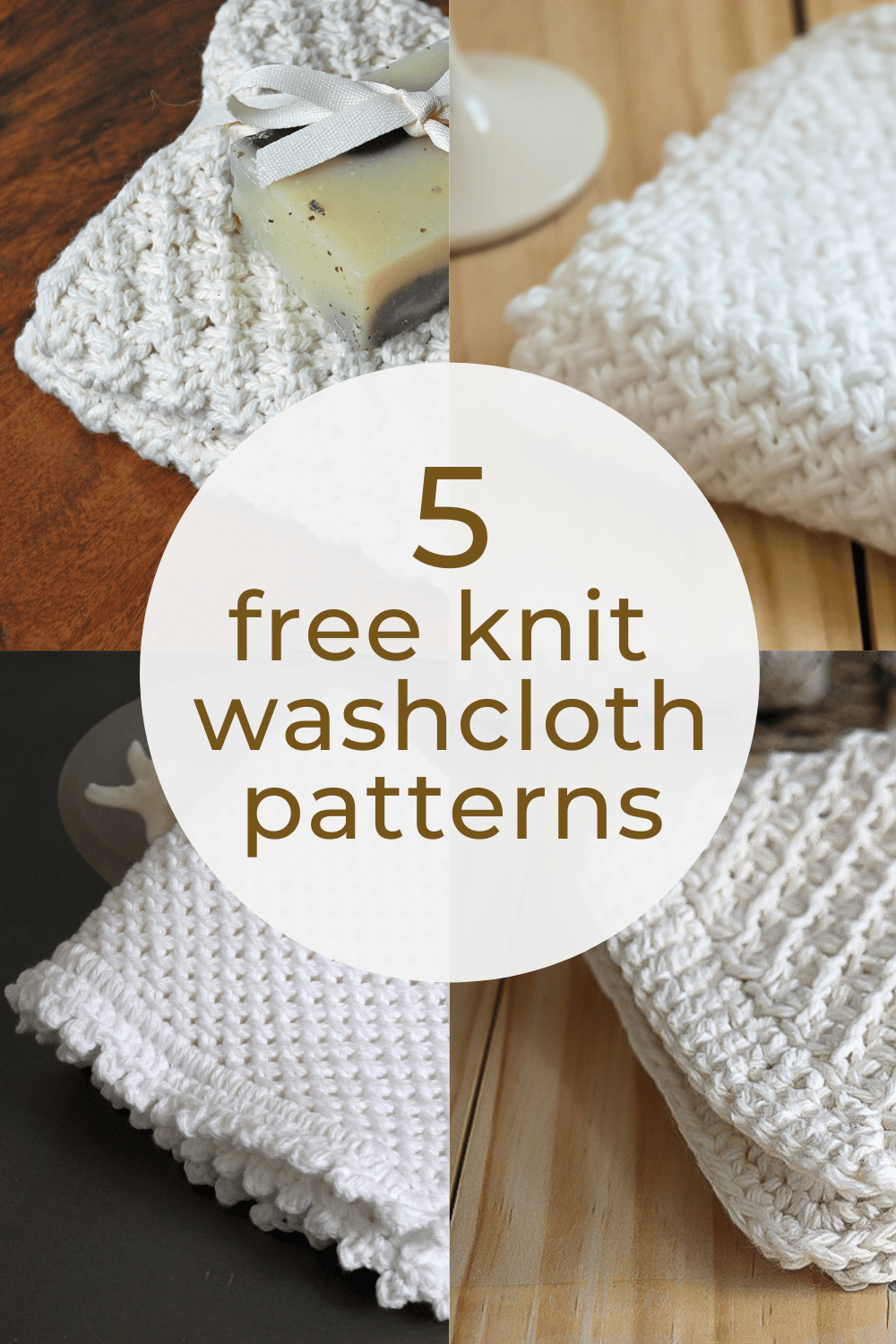 Knitted Dishcloth Patterns Free · Nourish and Nestle
