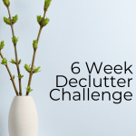 Logo for 6 week Declutter Challenge