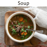 bowl of hearty beef soup
