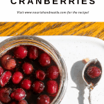 Spiced Pickled Cranberries