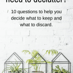 decluttered space