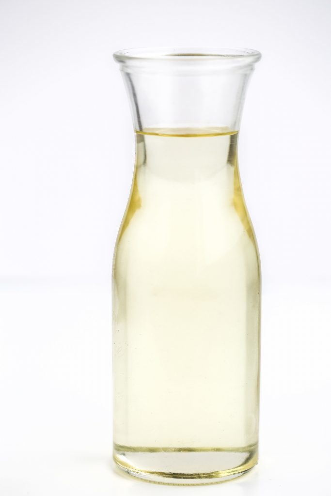 bottle of soybean oil