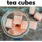Lemon Ginger Tea Cubes from Overhead