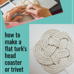 Flat Turk's Head Coasters and Trivets