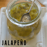 overhead of jalapeno wine jelly