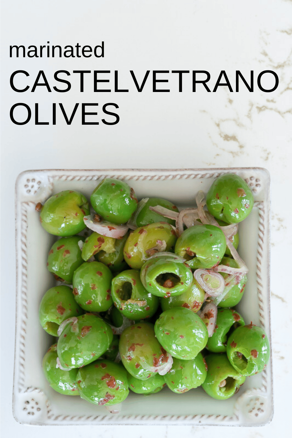 Marinated Castelvetrano Olives Nourish And Nestle