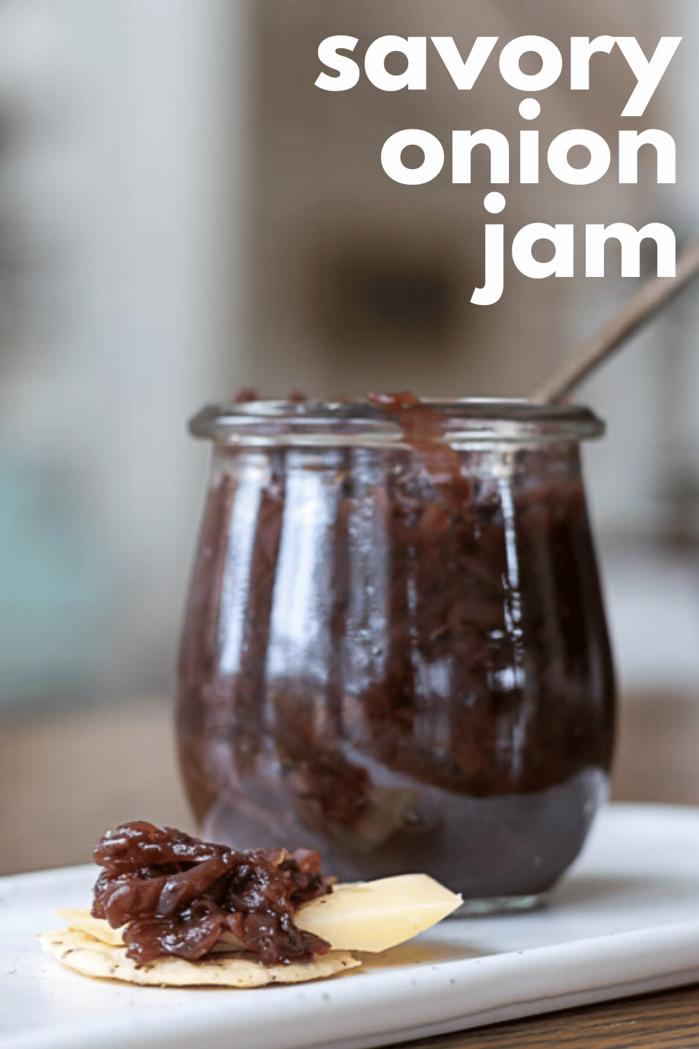 Savory Red Onion Jam Recipe · Nourish and Nestle