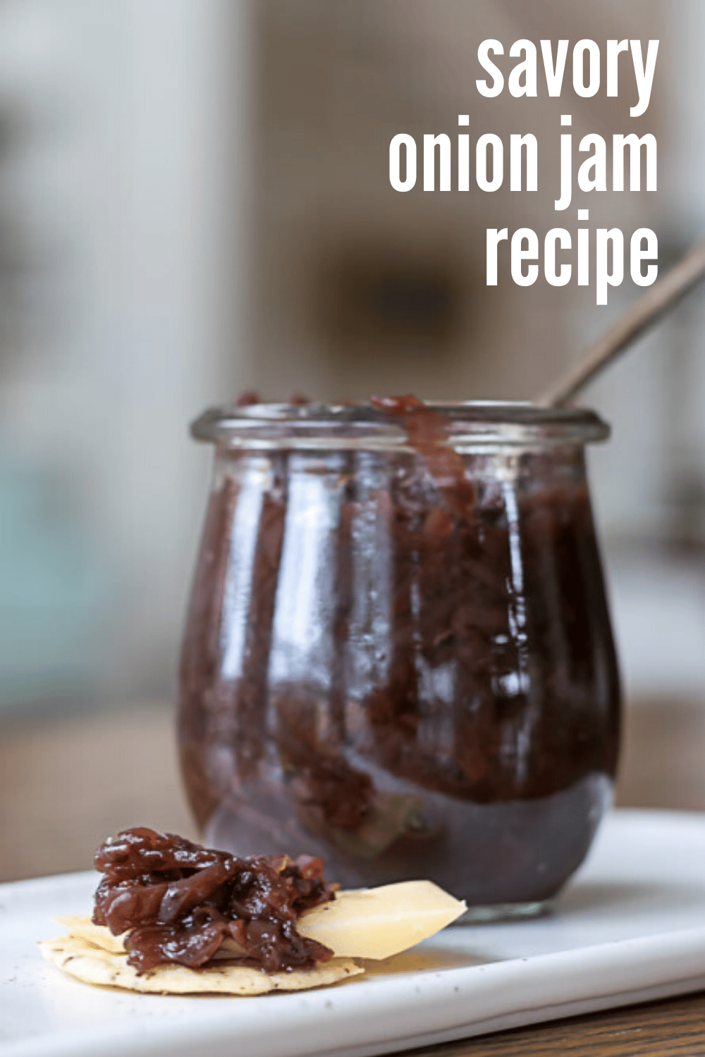 Savory Red Onion Jam Recipe · Nourish and Nestle