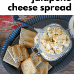 Smoky Jalapeno Cheese Spread from Overhead