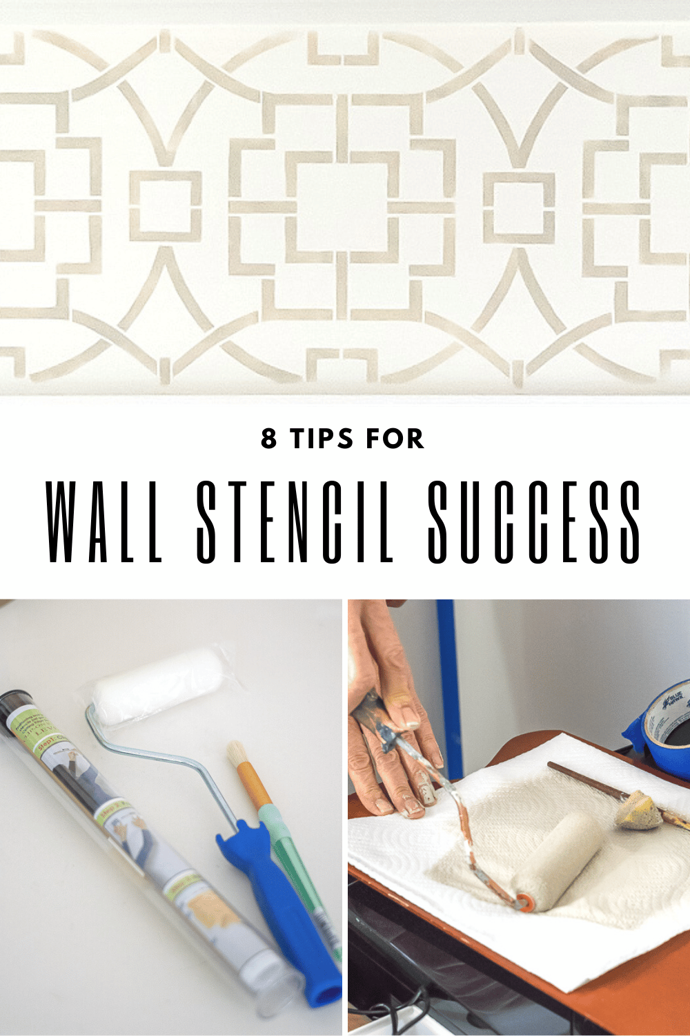 8 Tips for Successful Wall Stenciling · Nourish and Nestle