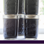 jars of blueberry chamomile jam