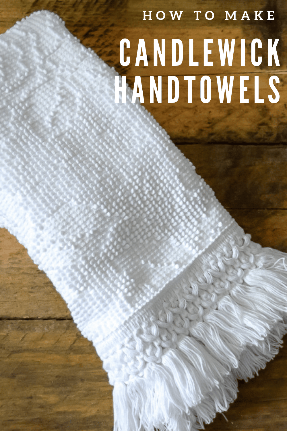 Candlewick & Chenille Bedspread Upcycle Project · Nourish and Nestle