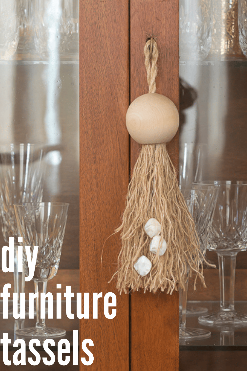 Make Decorative Tassels with Large Wood Beads · Nourish and Nestle
