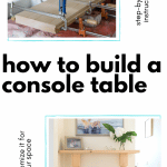 Showing how to build a console table