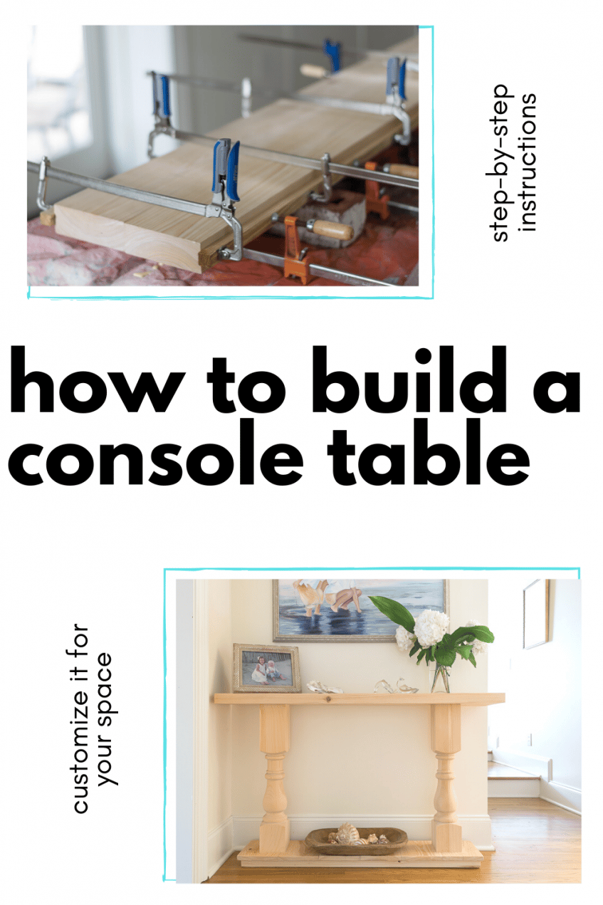 Console Table Set Up Build a Console Table or Sofa Table · Nourish and Nestle