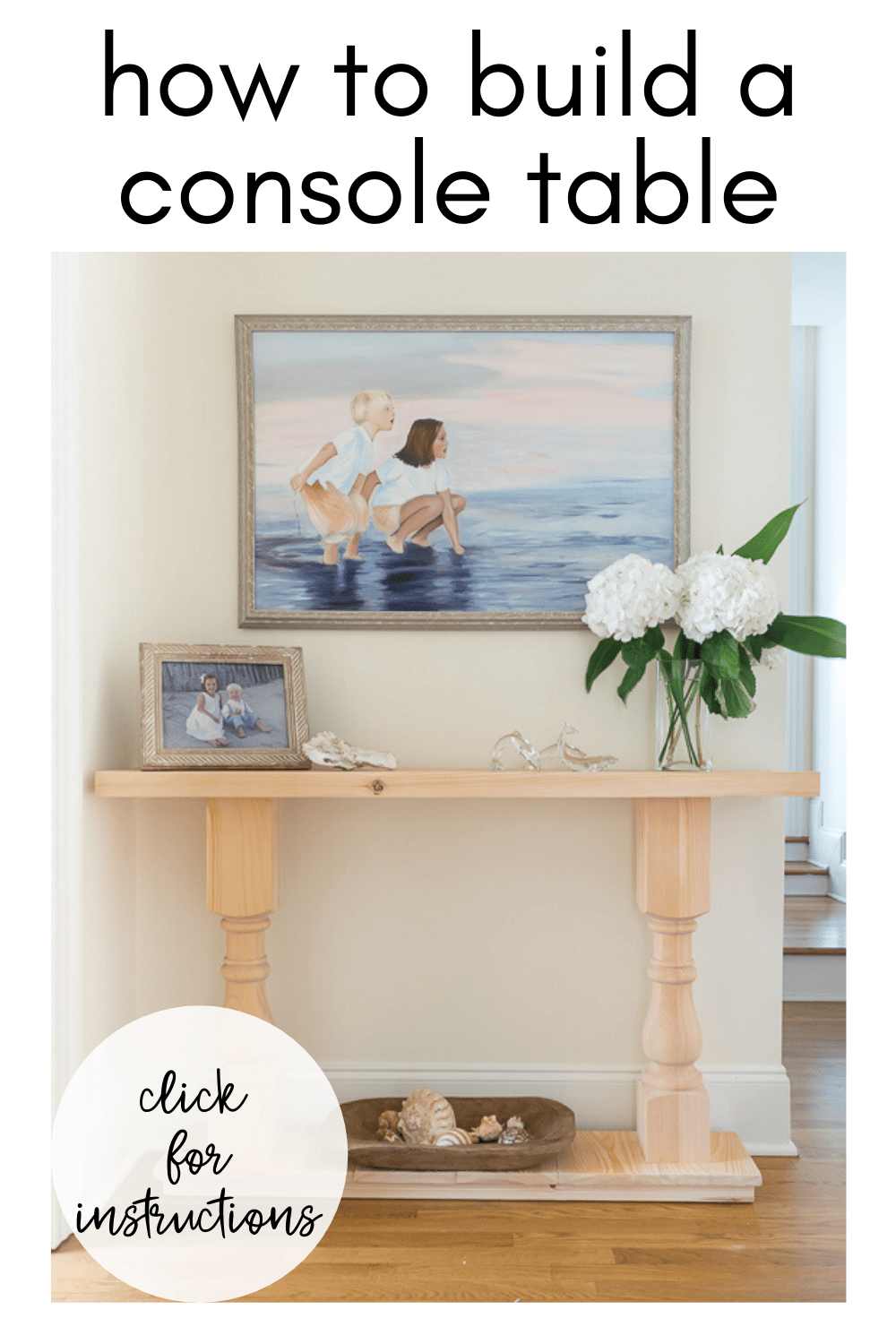 Build a Console Table or Sofa Table · Nourish and Nestle