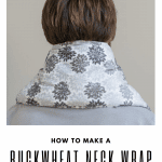 Buckwheat and Lavender filled neck wrap