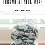 stack of buckwheat filled neck wraps