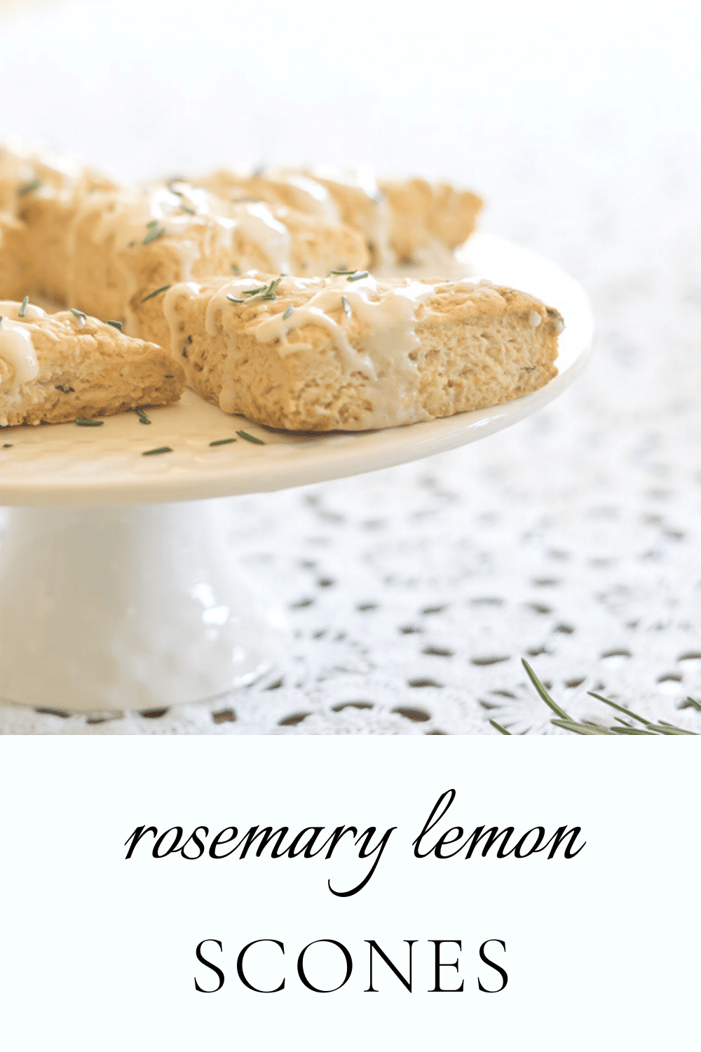 Lemon Rosemary Scones Recipe · Nourish and Nestle