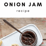 overhead shot of onion jam