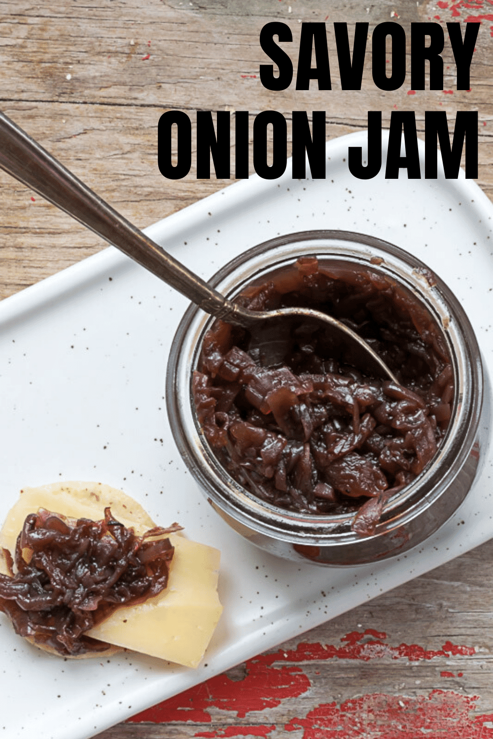 Savory Red Onion Jam Recipe · Nourish and Nestle