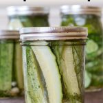 jars of dill pickles