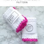 Crocheted Washcloth with Gift Wraps