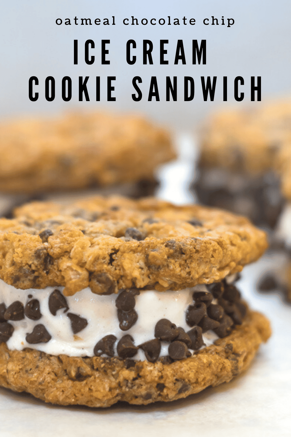 Chocolate Chip Cookie Ice Cream Sandwich — Nourish and Nestle