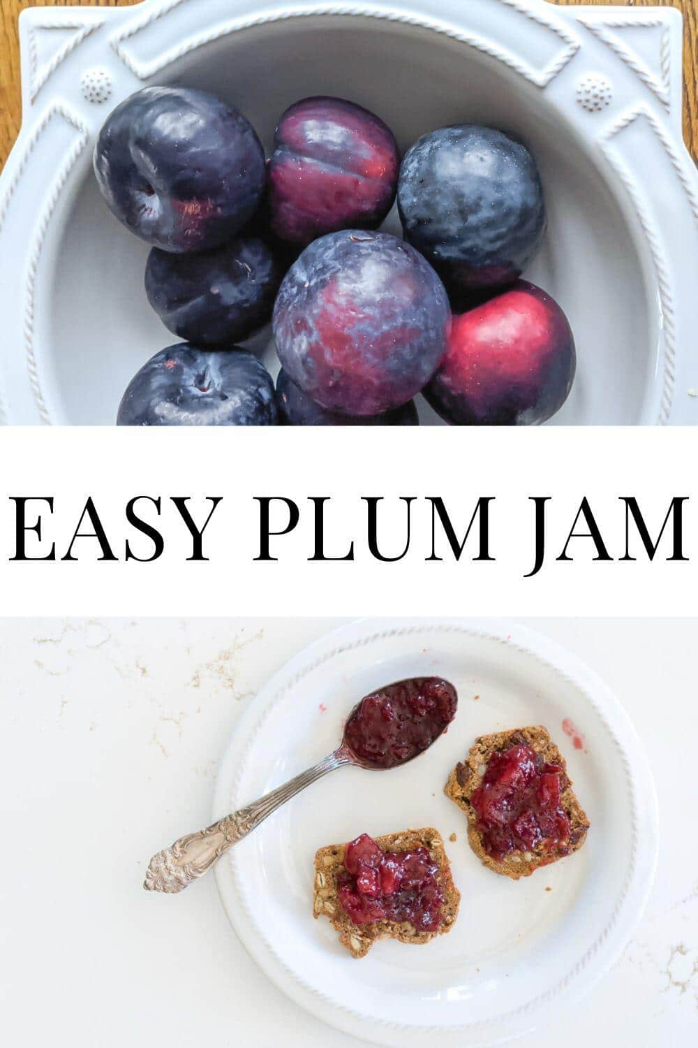 Easy Plum Jam Recipe · Nourish and Nestle