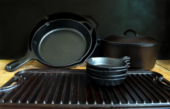 avoid chemicals by using cast iron.