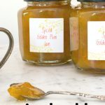 jars of golden plum jam
