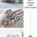 stitch markers, needle gauge and labels make great gifts for knitters