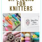 pin showing some suggestions for gifts for knitters