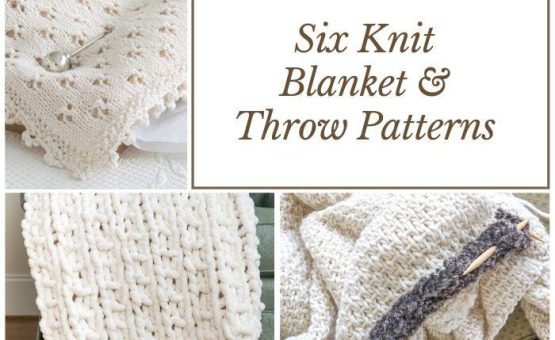 showing 3 of the 6 knit blanket patterns