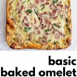 Baked Omelet in Baking dish