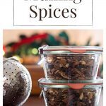 Mulling Spices Recipe in jars