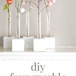 DIY Test Tube Vases with Flowers