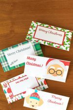 DIY Christmas Money Gift Envelopes · Nourish and Nestle