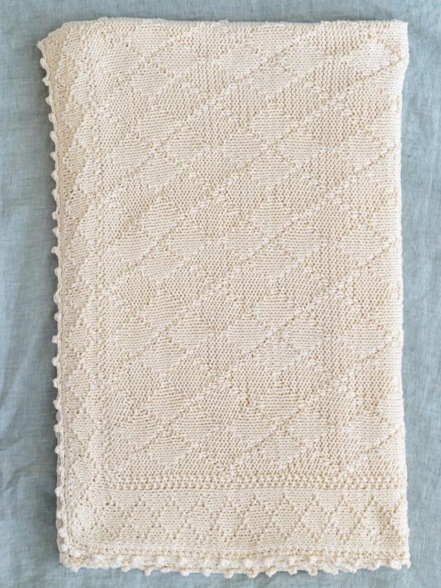 Argyle Baby Blanket Knitting Pattern