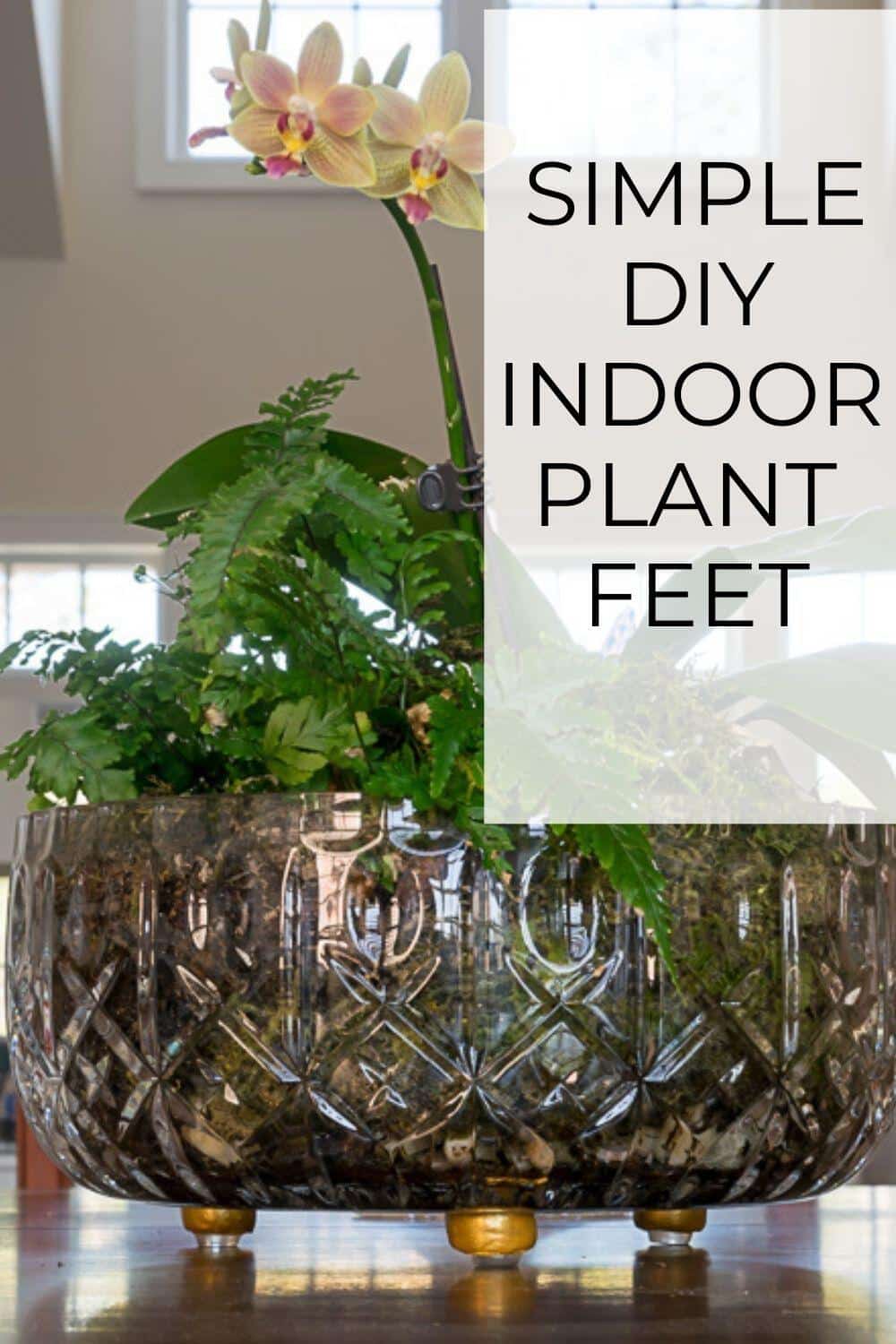 DIY Indoor Pot Feet Quick & Easy · Nourish and Nestle