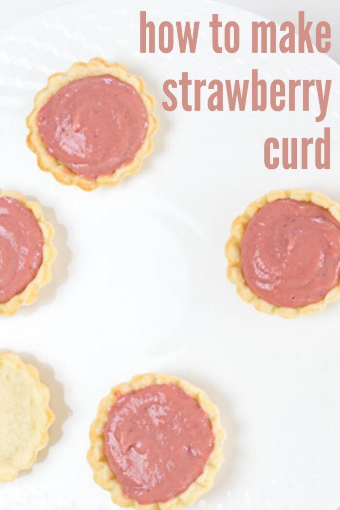 Strawberry Curd tarts