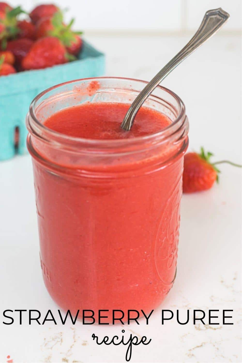 How to Make Strawberry Puree Fresh or Cooked · Nourish and Nestle