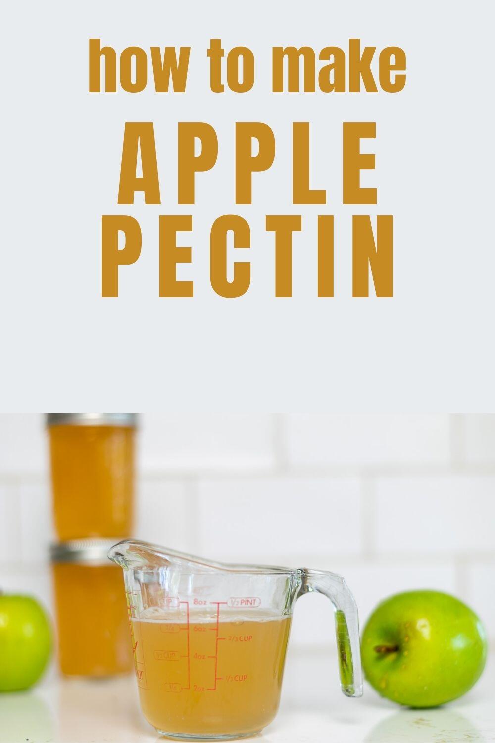 How to Make Apple Pectin Stock for Jam & Jelly · Nourish and Nestle