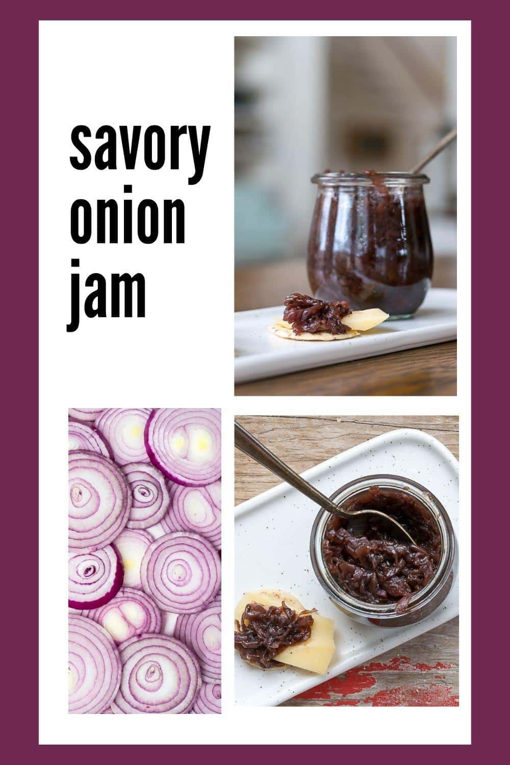 Savory Red Onion Jam Recipe · Nourish and Nestle