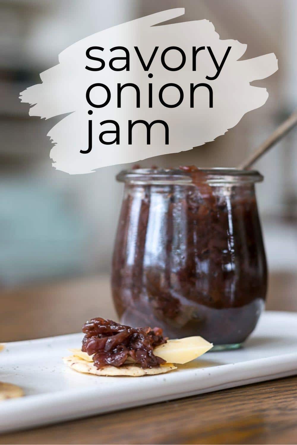 Savory Red Onion Jam Recipe · Nourish and Nestle