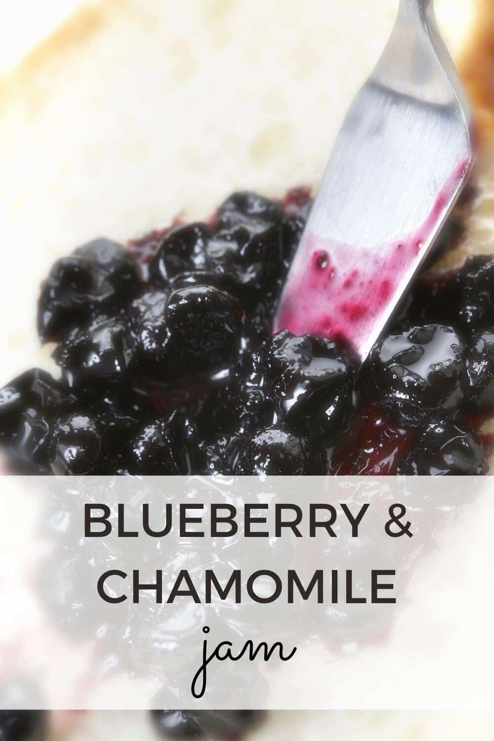 No Pectin Blueberry Jam with Chamomile · Nourish and Nestle