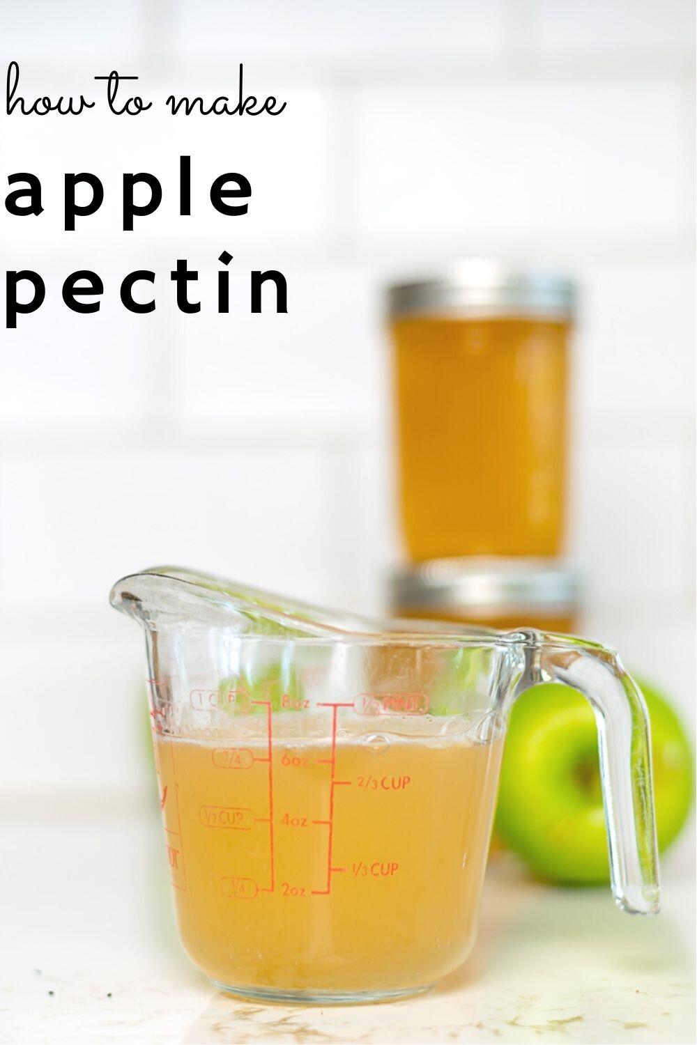 How to Make Apple Pectin Stock for Jam & Jelly · Nourish and Nestle